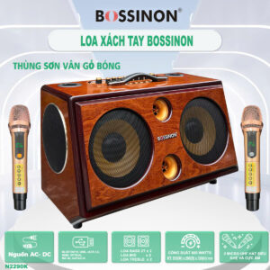 LOA XÁCH TAY BOSSINON BASS 2 TẤC N2290K | LOA CHUYÊN KARAOKE, NGHE NHẠC