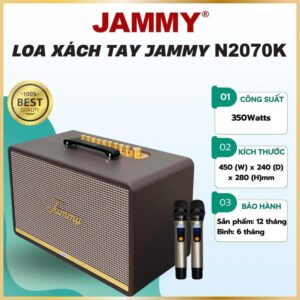 Loa Xách Tay JAMMY Bass 2 Tấc N2070K | Loa Chuyên Karaoke, Nghe Nhạc