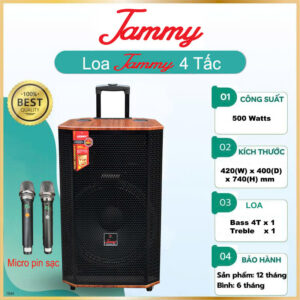 Loa Kéo JAMMY Bass 4 Tấc F1544K | Loa Chuyên Karaoke, Nghe Nhạc