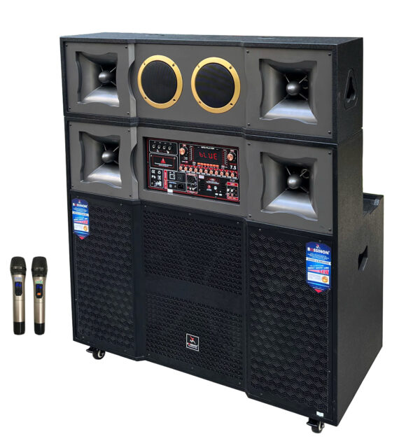 Loa Kéo Bossinon Bass Đôi 5 Tấc G18K5| Loa Gập Dùng Bình Chuyên Karaoke, Nghe Nhạc