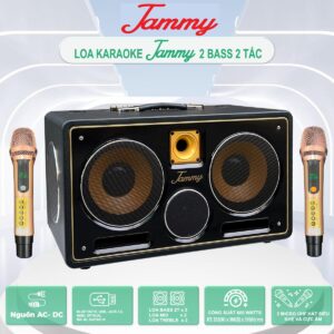 LOA XÁCH TAY JAMMY K8 PRO BASS 2 TẤC | LOA CHUYÊN KARAOKE, NGHE NHẠC