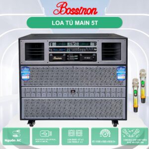 Loa Điện BOSSINON A6688 PRO - BASS ĐÔI 50 | Loa Dùng Điện Trực Tiếp -MICRO Bắt sóng xuyên tường lên đến 80 mét