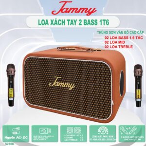 Loa xách tay mini JAMMY S216K – Công suất 600W