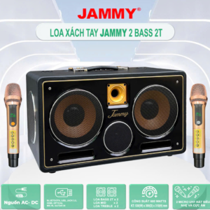 LOA XÁCH TAY JAMMY K8 PRO BASS 2 TẤC | LOA CHUYÊN KARAOKE, NGHE NHẠC