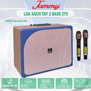 LOA XÁCH TAY JAMMY BASS 2T5 DA-K28 -  THÙNG BỌC DA CAO CẤP | LOA CHUYÊN KARAOKE, NGHE NHẠC