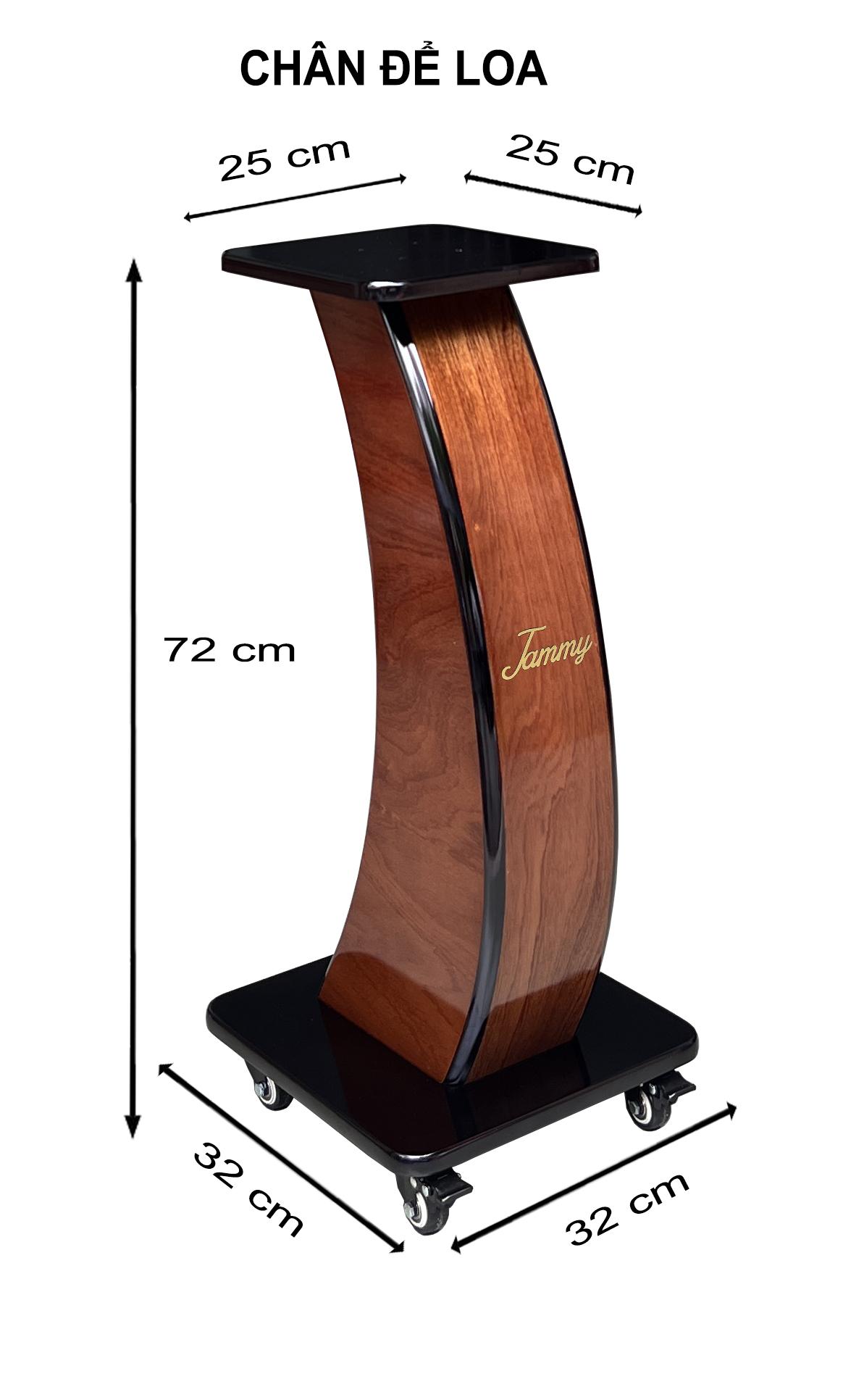 CHÂN LOA GỖ CÓ BÁNH XE - DỄ DÀNG DI CHUYỂN - Ảnh 2